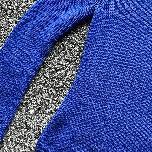 Polo Ralph Lauren Womens Large Blue Sweater Knit Pullover - Picture 4 of 8